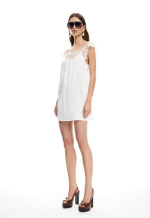 11:11 MINI DRESS - PEARL